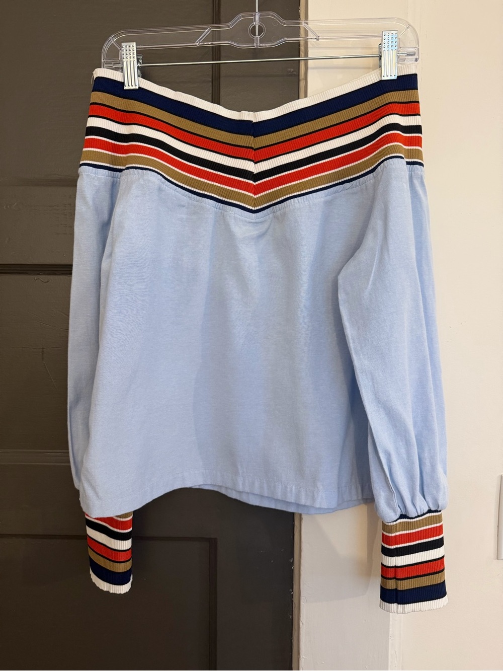 English Factory Off the Shoulder Blouse
